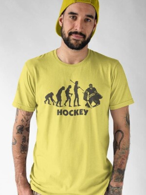 Hokej evolucija vratar, majica