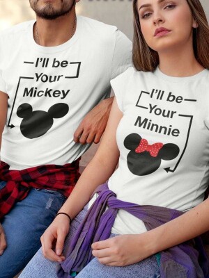 Komplet za pare Mickey Minnie, majica za pare