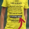Sorry I'am alredy taken by freaking crazy man Izberi željeni mesec