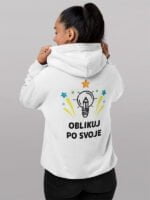 unique print an unisex hoodie back
