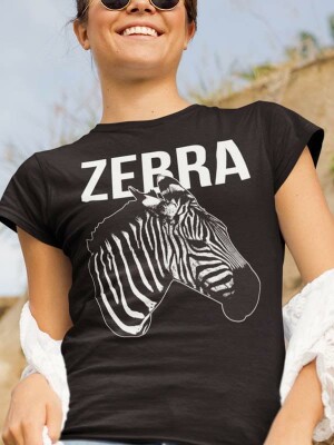 Zebra, black and white majica