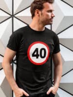 traffic sign 40 t-shirts