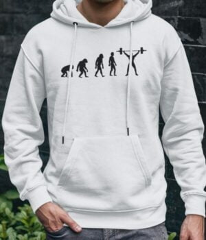 evolucija lifting pulover bela