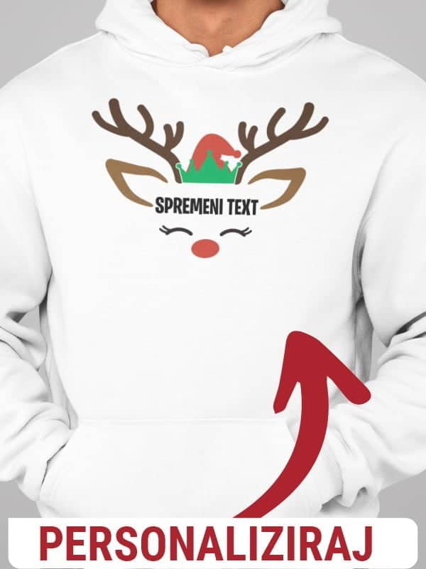 Sweater deer cap and your name