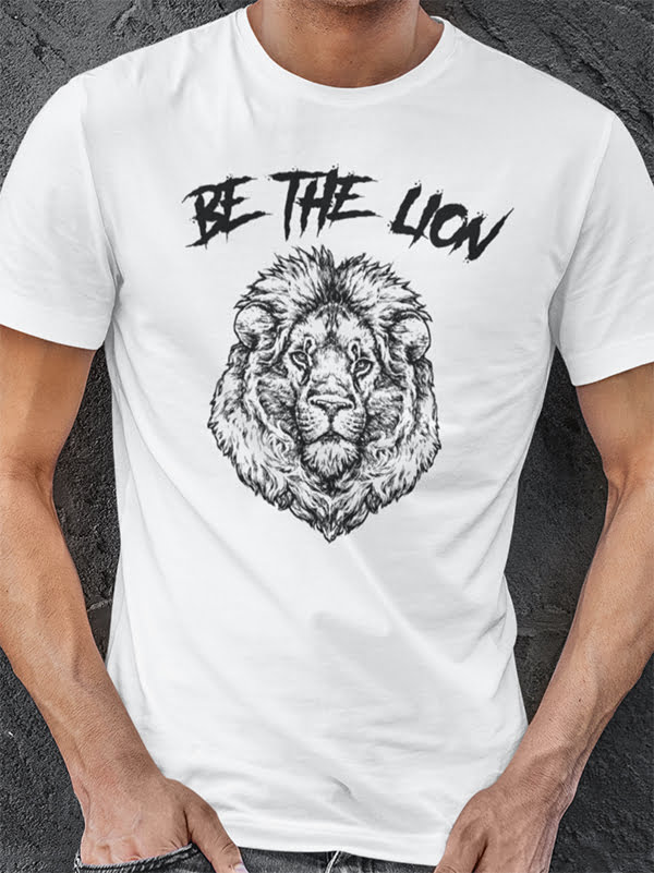 Be the lion mockup bela