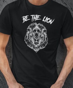be the lion mockup črna