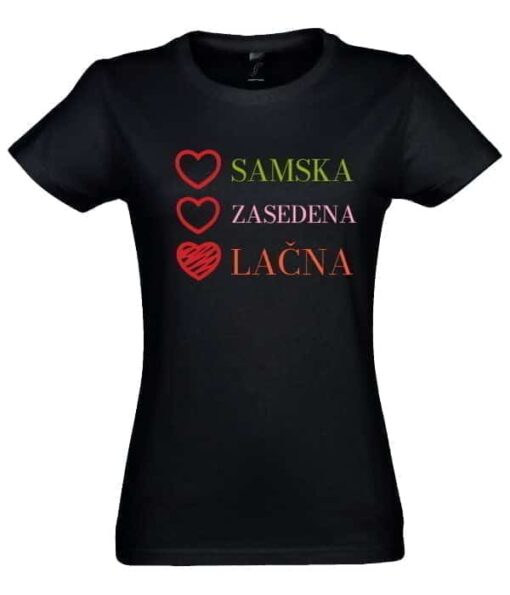 Majica Predogled Samska zasedena lačna