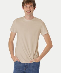 Moška fit majica unisex neutral sand
