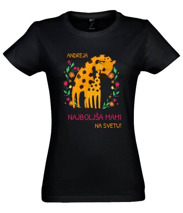 Majica predogle najboljša mami na svetu - žirafa