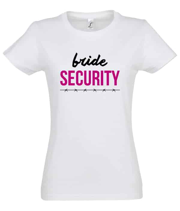 Predogled majica bride security