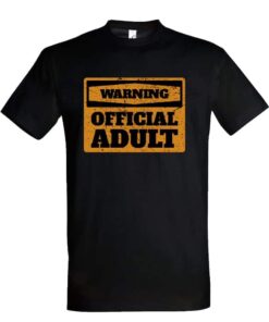 Majica predogled warning official adult