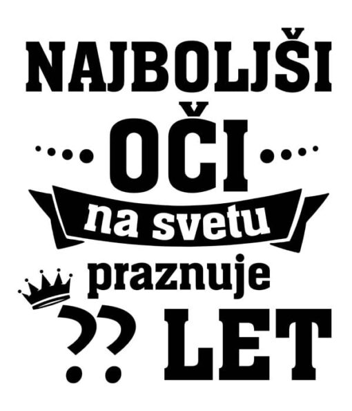Motiv Najboljši oči praznuje