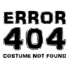 Error 404 Costume not found