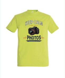 majica s potiskom keep calm and take photos za ljubitelje fotografije
